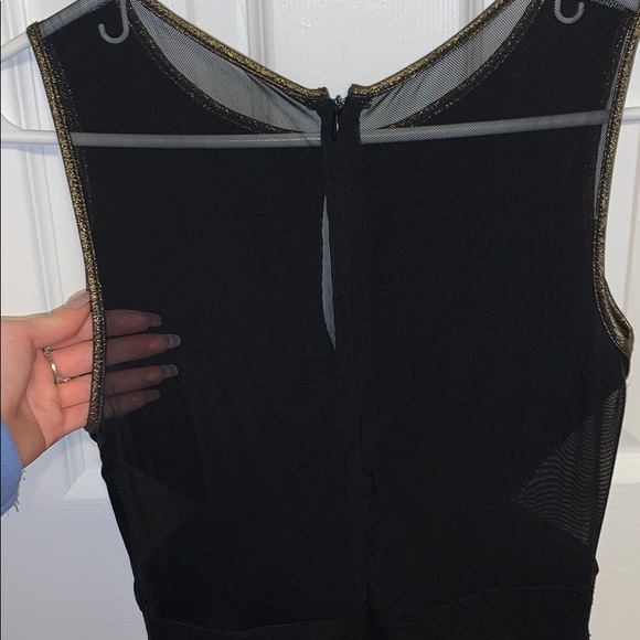 Caprices black and gold dress - Picture 4 of 9